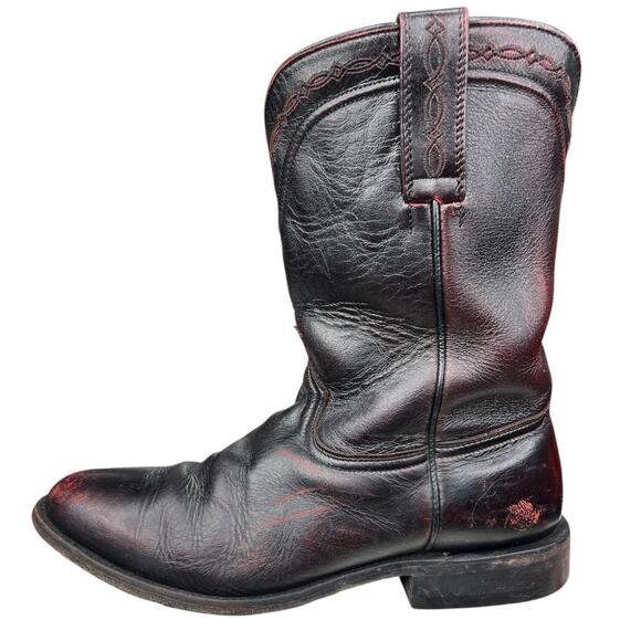 Cody James Men’s Black Cherry Distressed Cowboy Boot Size US 8.5 D - Picture 3 of 11